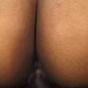 Ebony girl with a big ass getting split