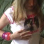 Lovable Kitty in her kitty shirt