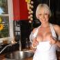 Gorgeous British pornstar and dancer Tracy Venus came home from a glamorous trip round the West End of London and got a little h