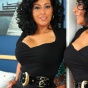 Danica Collins in strips and rips her pantyhose