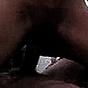 Large boobed black hottie on her back drilled by hard rod