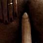 Horny stud naked outside gets blonde shemale to suck his cock