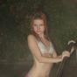 Kori out for a late night dip